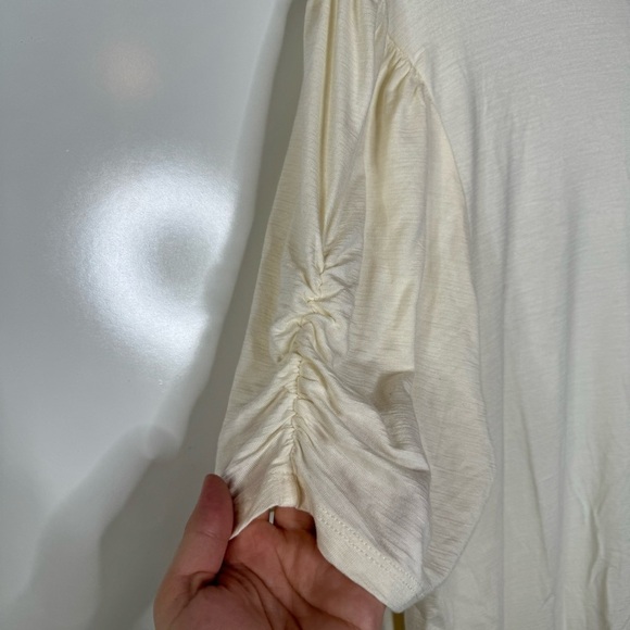 Torrid White Short Sleeve Knit Duster Size 2x - Picture 5 of 7